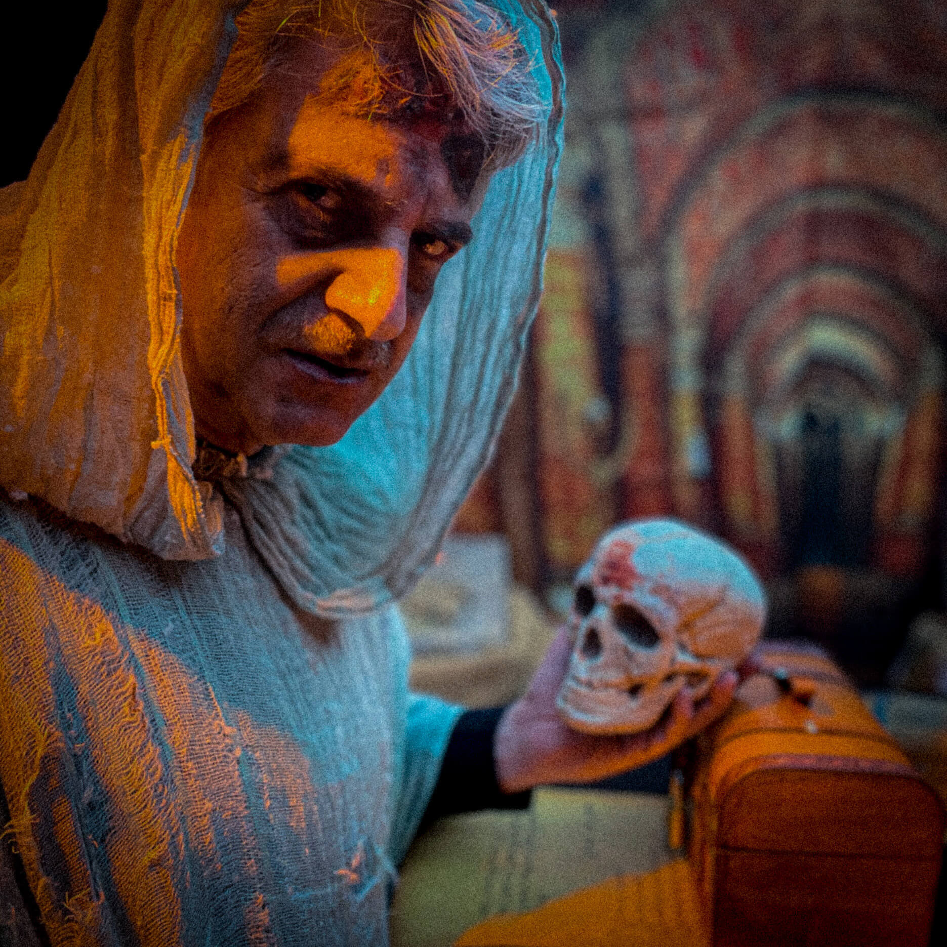 Richard Zanca en sorcier terrifiant