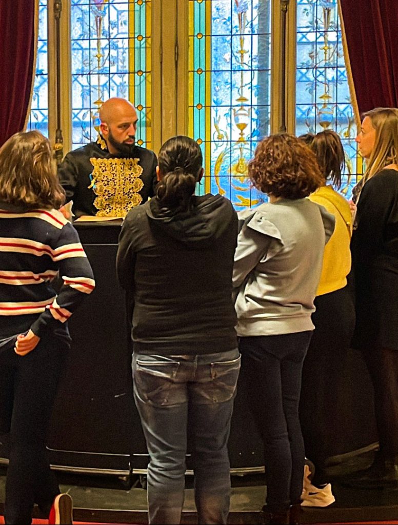 Raoul accueil les joueurs